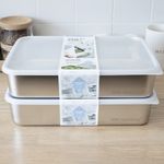 Coobinox® Freeze-Keep Stainless Steel Freezer Container Set (CO-57-23) - SUS 304 Jumbo Capacity Set (2.3L x 2ea)